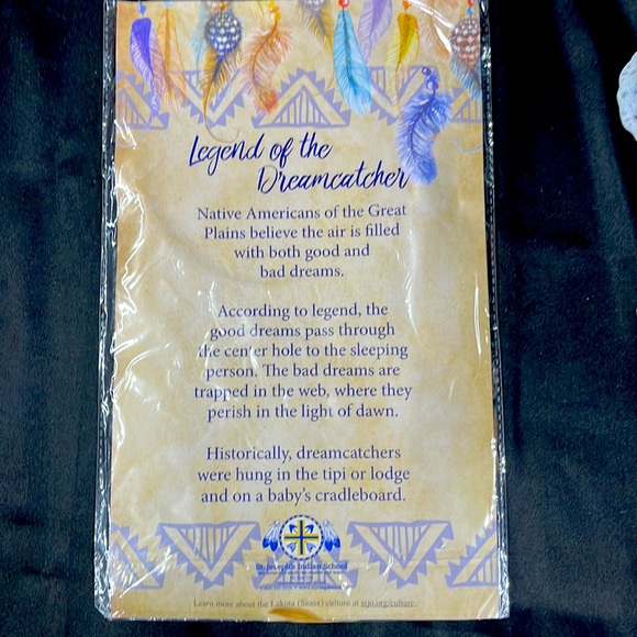 Lakota (Sioux) Dreamcatcher and pen set - Picture 2 of 2